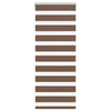 Vidaxl Zebra Roller Blind 65x150 cm ancho de polvo de 60,9 cm de poliéster marrón