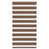 Vidaxl zebra rolgordijn 75x150 cm stofbreedte 70,9 cm polyester bruin