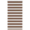 Vidaxl zebra rolgordijn 90x150 cm stofbreedte 85,9 cm polyester bruin