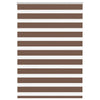 Vidaxl zebra rolgordijn 100x150 cm stofbreedte 95,9 cm polyester bruin