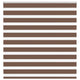 Vidaxl zebra rolgordijn 150x150 cm stofbreedte 145,9cm polyester bruin