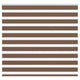 Vidaxl zebra rolgordijn 160x150 cm stofbreedte 155,9cm polyester bruin
