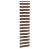 Vidaxl zebra rullo cieco 65x200 cm Larghezza polvere 60,9 cm in poliestere marrone