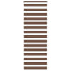 Vidaxl zebra rolgordijn 75x200 cm stofbreedte 70,9 cm polyester bruin