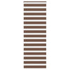 Vidaxl zebra rolgordijn 90x200 cm stofbreedte 85,9 cm polyester bruin