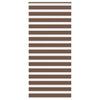 Vidaxl zebra rolgordijn 95x200 cm stofbreedte 90,9 cm polyester bruin