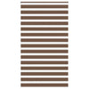 Vidaxl zebra rullo cieco 120x200 cm Larghezza polvere 115,9 cm in poliestere marrone