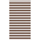 Vidaxl zebra rolgordijn 135x200 cm stofbreedte 130,9cm polyester bruin