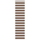 Vidaxl Zebra Roller Blind 55x230 cm de ancho de tela 50.9 cm de poliéster marrón