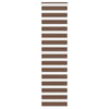 Vidaxl zebra rullo cieco 55x230 cm Larghezza tessuto 50,9 cm in poliestere marrone