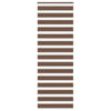 Vidaxl zebra rolgordijn 75x230 cm stofbreedte 70,9 cm polyester bruin