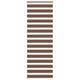 Vidaxl Zebra Roller Blind 75x230 CM Fabric Ancho 70.9 cm de poliéster marrón