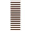 Vidaxl zebra rolgordijn 80x230 cm stofbreedte 75,9 cm polyester bruin