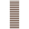 Vidaxl zebra rolgordijn 90x230 cm stofbreedte 85,9 cm polyester bruin