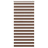 Vidaxl zebra rolgordijn 95x230 cm stofbreedte 90,9 cm polyester bruin