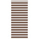 Vidaxl zebra rolgordijn 95x230 cm stofbreedte 90,9 cm polyester bruin