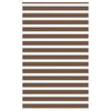 Vidaxl zebra rolgordijn 150x230 cm stofbreedte 145,9cm polyester bruin