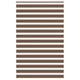 Vidaxl Zebra Roller Blind 150x230 CM Fabric Ancho 145.9 cm de poliéster marrón