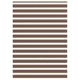 Vidaxl Zebra Roller Blind 155x230 CM Fabric Ancho 150.9 cm de poliéster marrón