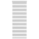 Vidaxl Zebra Roller Blind 55x100 CM Fabric Ancho de 50,9 cm de gris claro