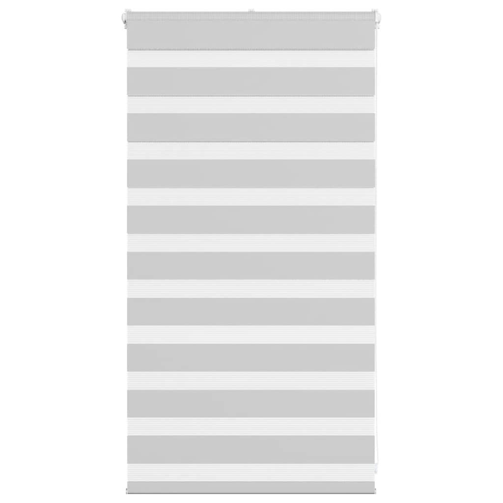 Vidaxl Zebra Roller Blind 75x100 CM Fabric Ancho 70.9 cm de gris claro