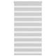 Vidaxl Zebra Roller Blind 75x100 CM Fabric Ancho 70.9 cm de gris claro