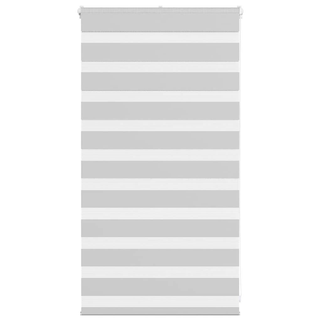 Vidaxl Zebra Roller Blind 90x100 CM Fabric Ancho 85.9 cm de gris claro
