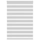 Vidaxl Zebra Roller Blind 100x100 CM Fabric Ancho de 95.9 cm de gris claro