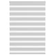 Vidaxl Zebra Roller Blind 110x100 CM Fabric Ancho de 105.9 cm de gris claro