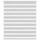 Vidaxl Zebra Roller Blind 120x100 CM Fabric Ancho 115.9 cm de gris claro