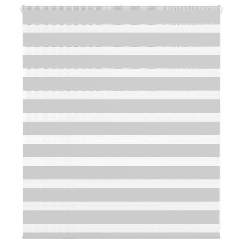 Vidaxl Zebra Roller Blind 120x100 CM Fabric Ancho 115.9 cm de gris claro