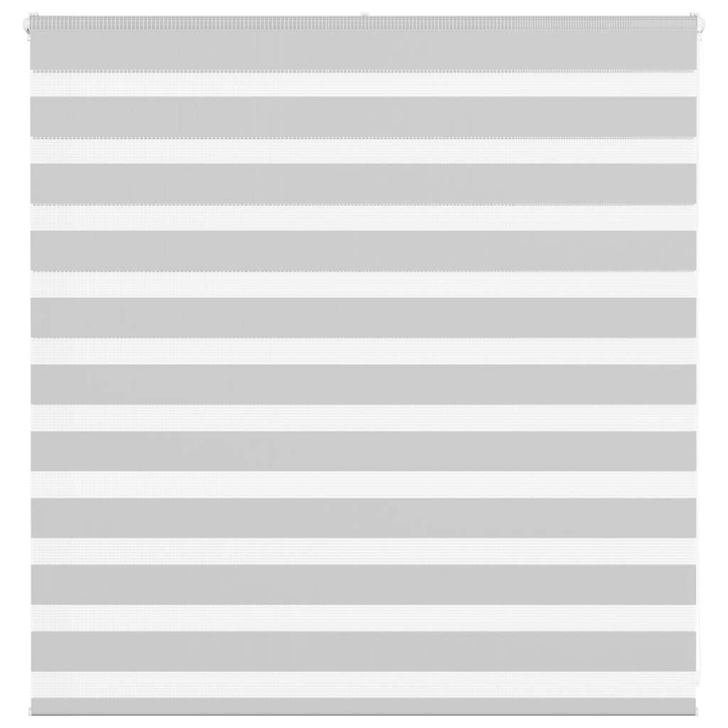 Vidaxl Zebra Roller Blind 150x100 cm ancho de polvo 145.9 cm de gris claro