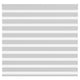 Vidaxl Zebra Roller Blind 155x100 CM Fabric Ancho 150.9 cm de gris claro