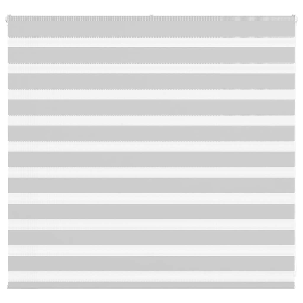 Vidaxl zebra rullo cieco 155x100 cm Larghezza tessuto 150,9 cm grigio chiaro