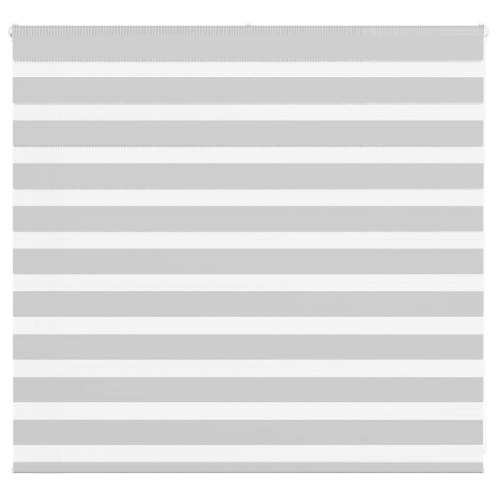 Vidaxl Zebra Roller Blind 160x100 CM Fabric Ancho de 155.9 cm de gris claro