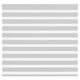 Vidaxl Zebra Roller Blind 160x100 CM Fabric Ancho de 155.9 cm de gris claro