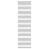 Vidaxl Zebra Roller Blind 45x150 cm ancho de polvo de 40,9 cm de gris claro