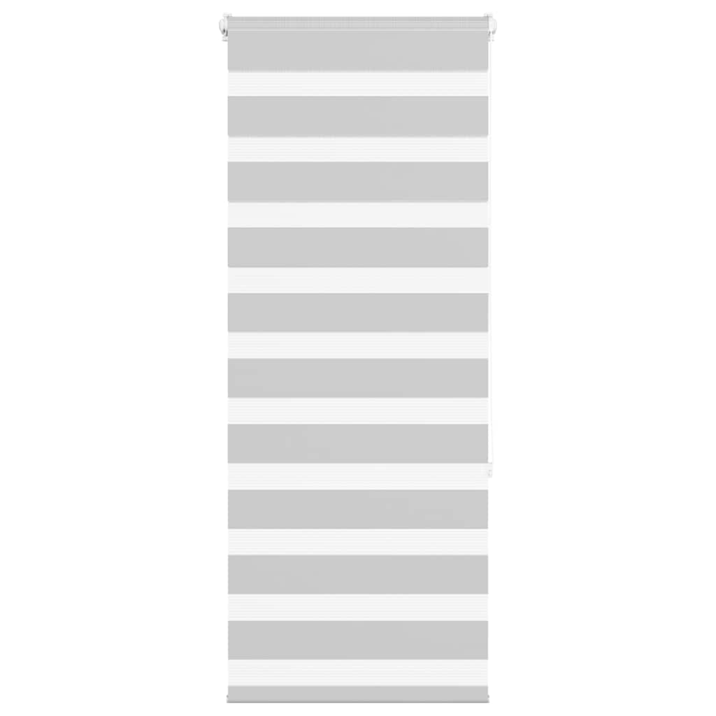 Vidaxl Zebra Roller Blind 65x150 CM Fabric Ancho de 60,9 cm de gris claro