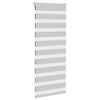 Vidaxl Zebra Roller Blind 65x150 CM Fabric Ancho de 60,9 cm de gris claro