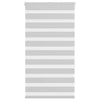 Vidaxl zebra rullo cieco 70x150 cm Larghezza polvere 65,9 cm grigio chiaro