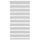Vidaxl zebra rolgordijn 80x150 cm stofbreedte 75,9 cm lichtgrijs
