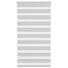 Vidaxl Zebra Roller Blind 85x150 cm Larghezza polvere 80,9 cm grigio chiaro