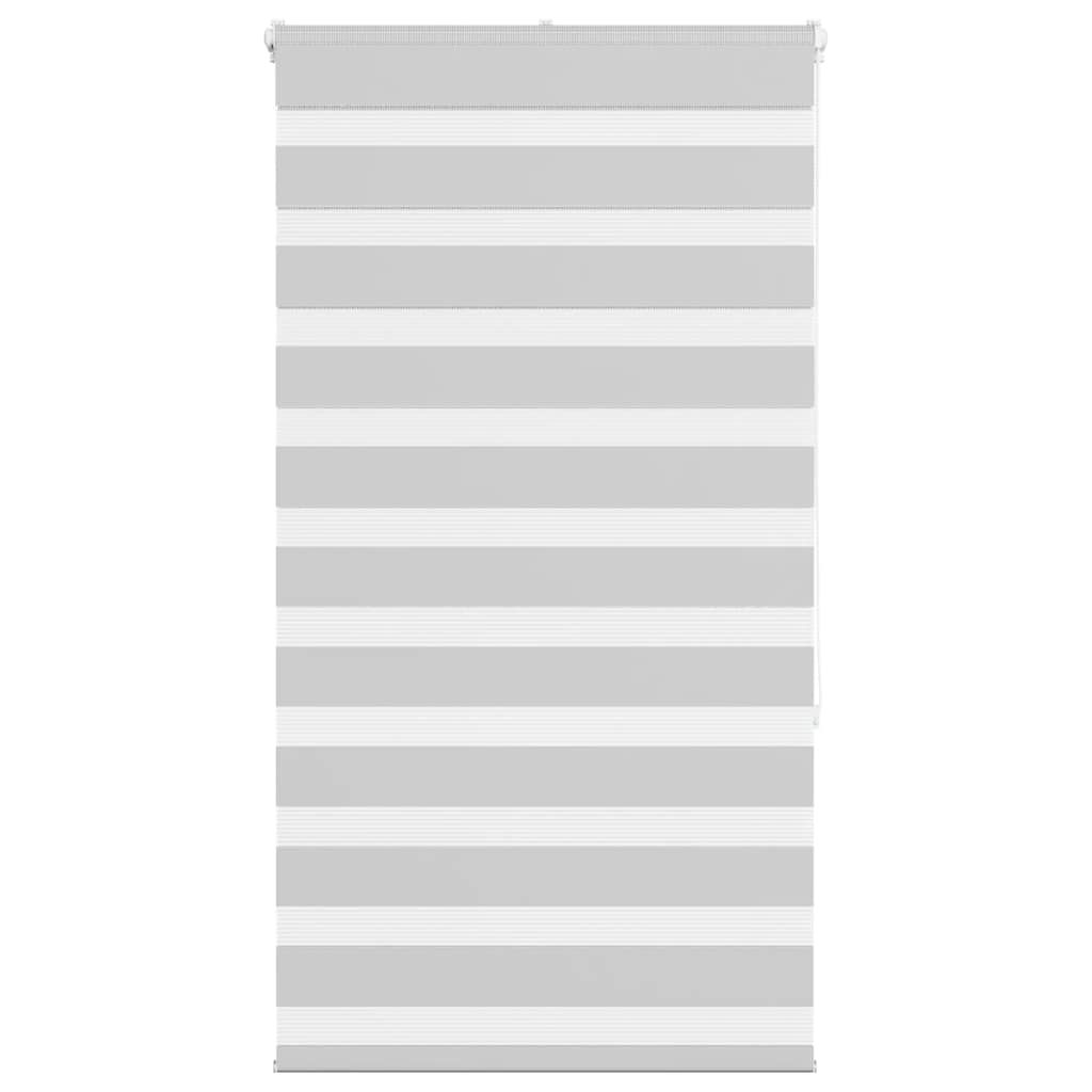 Vidaxl Zebra Roller Blind 90x150 cm Anipo de polvo 85.9 cm de gris claro
