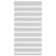 Vidaxl Zebra Roller Blind 90x150 cm Anipo de polvo 85.9 cm de gris claro