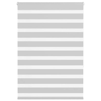 Vidaxl zebra rullo cieco 95x150 cm Larghezza polvere 90,9 cm grigio chiaro
