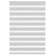 Vidaxl zebra rolgordijn 100x150 cm stofbreedte 95,9 cm lichtgrijs