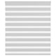 Vidaxl Zebra Roller Blind 105x150 CM Fabric Width 100.9 cm de gris claro