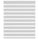 Vidaxl Zebra Roller Blind 130x150 cm Ancho de polvo de 125.9 cm de gris claro