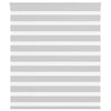Vidaxl Zebra Roller Blind 135x150 CM Ancho de polvo de 130,9 cm de gris claro