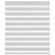 Vidaxl Zebra Roller Blind 135x150 CM Ancho de polvo de 130,9 cm de gris claro
